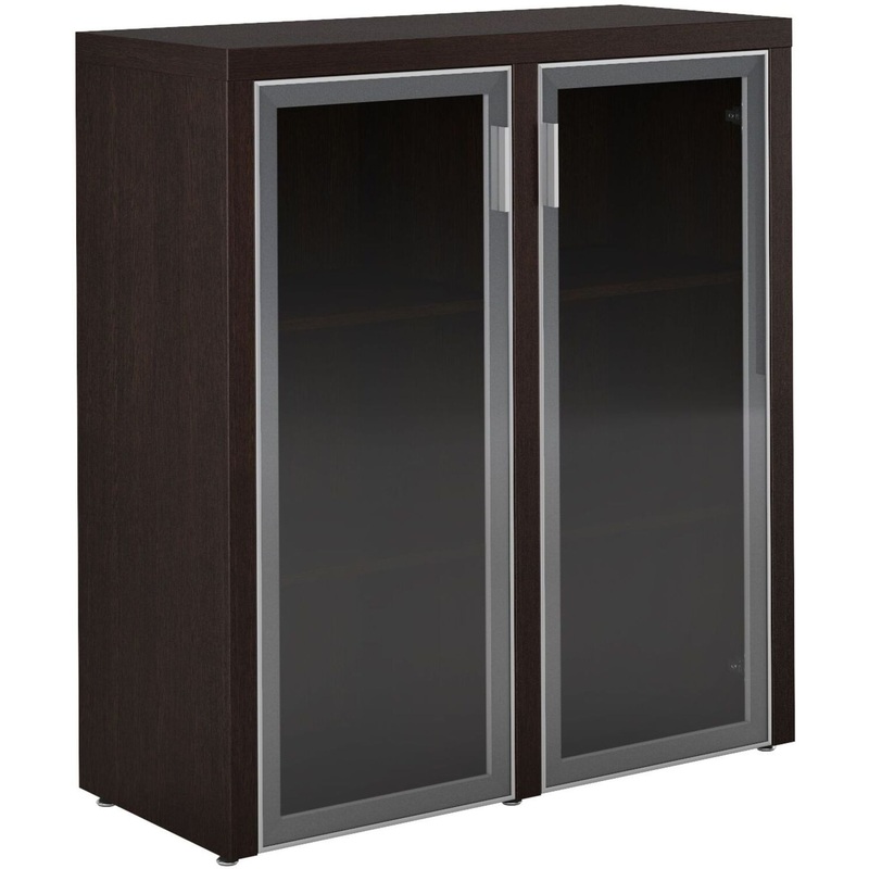 Изображение товара Шкаф комбинированный Triumf TRF303.G со стеклом (венге цаво, 1150х485х1279 мм)