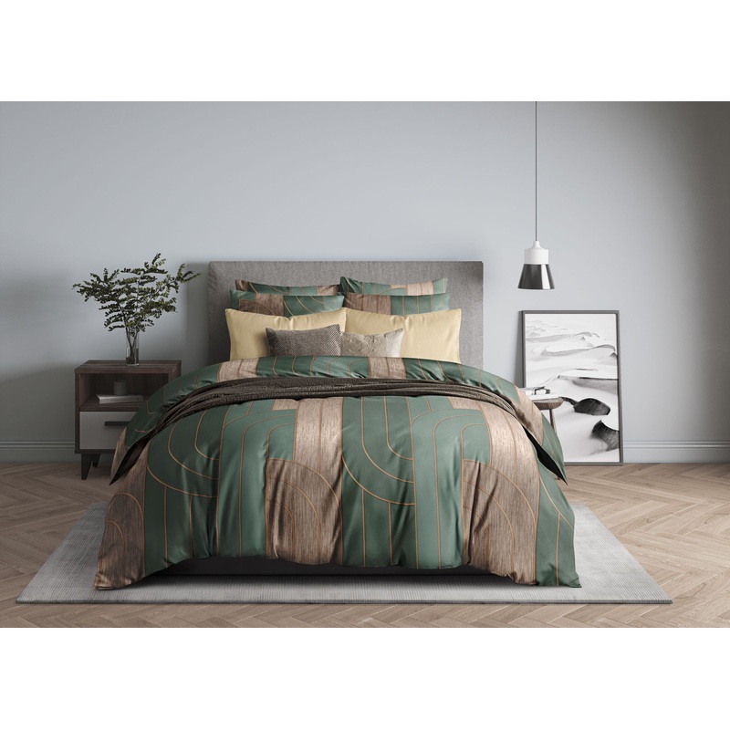 Изображение товара Комплект постельного белья Guten Morgen Malawi 1.5-спальное поплин 70x70 см