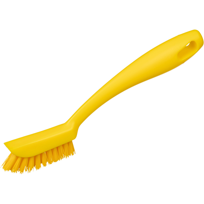 Изображение товара Щётка для мелких деталей FBK жёсткая 200x12 мм жёлтая профессиональный инструмент