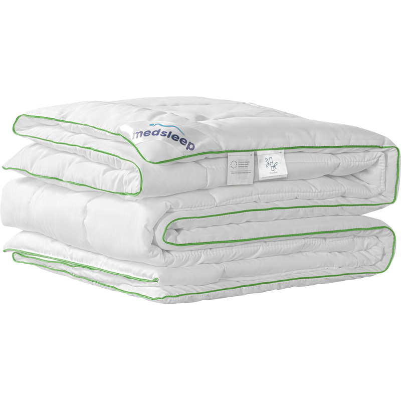 Изображение товара Одеяло евро макси Medsleep Dao 220x240 см стёганое с кантом белое