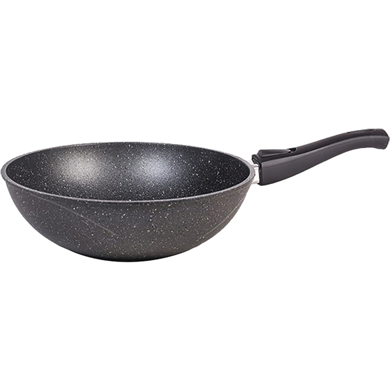 Изображение товара Сковорода вок Мечта 28 см с антипригарным покрытием и съемной ручкой