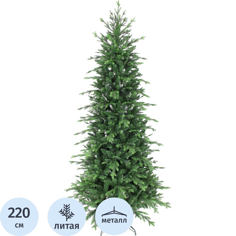 Изображение товара Искусственная новогодняя елка Beatrees Олимпия 2.2 м, разборная, напольная