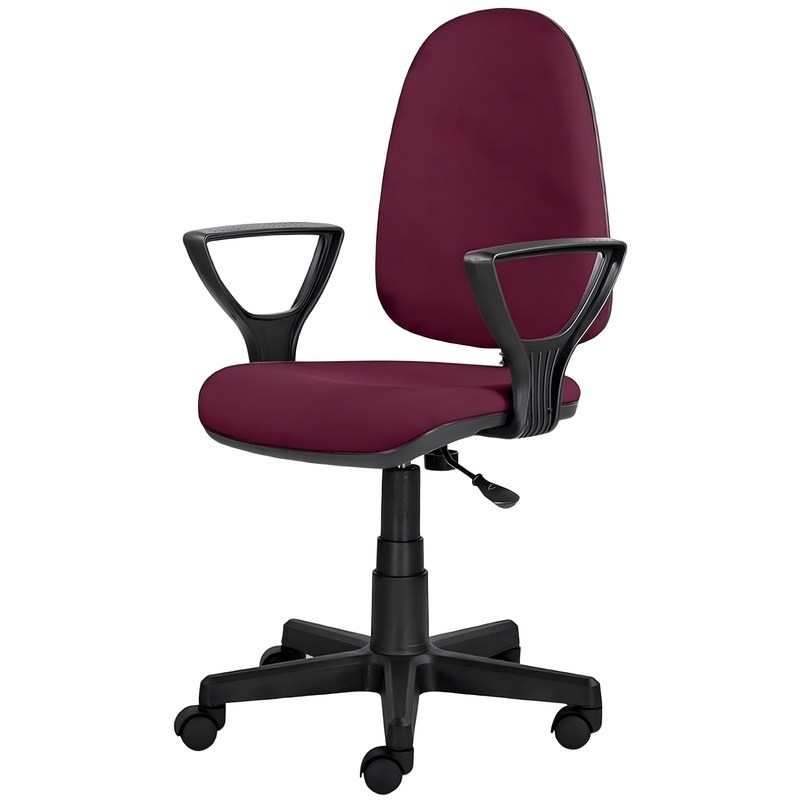Изображение товара Офисное кресло Prestige O бордовое ткань пластик регулировка высоты
