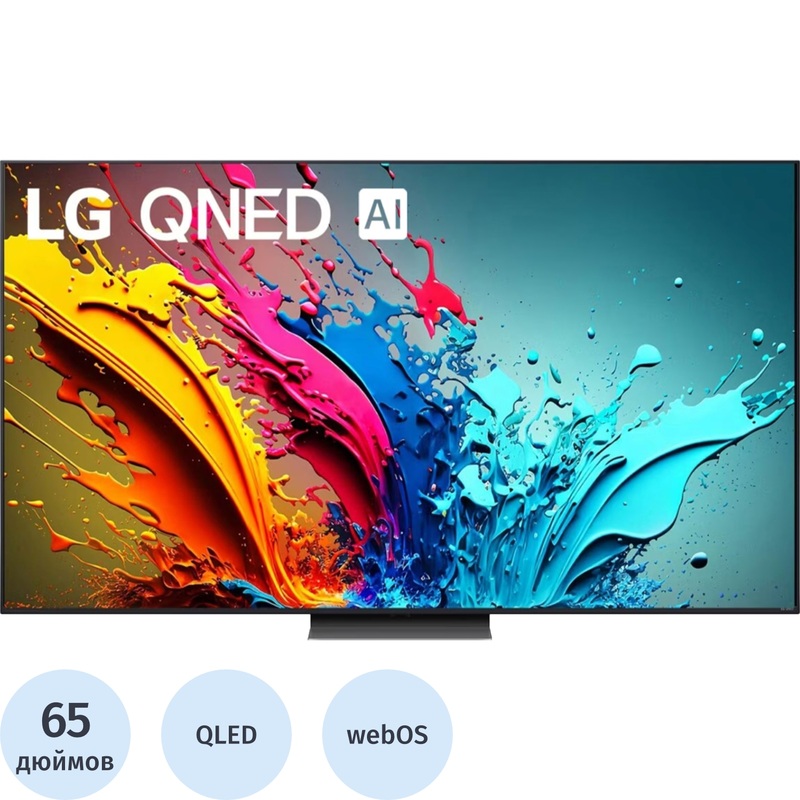 Изображение товара Телевизор 65 LG 65QNED86T6A.ARUG Ultra HD 4K смарт сwebOS HDR