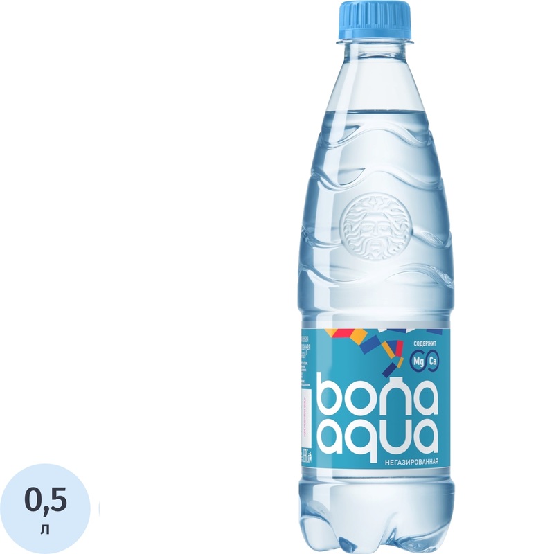 Изображение товара Вода питьевая Bona Aqua негазированная 0.5 л упаковка 24 шт