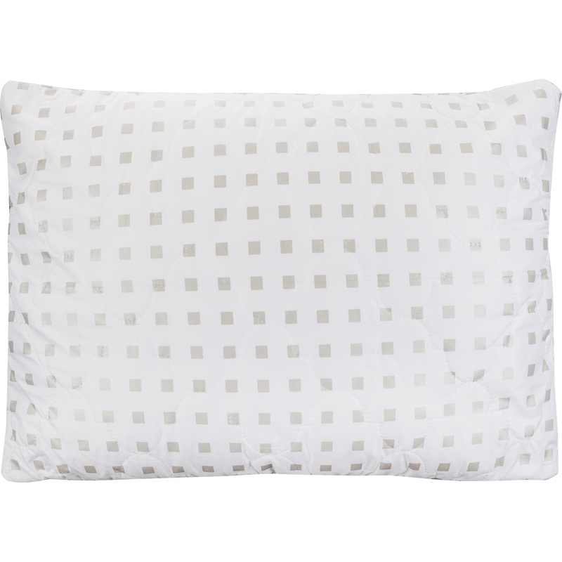 Изображение товара Подушка искусственный лебяжий пух 50x70 см, белая, средней жесткости