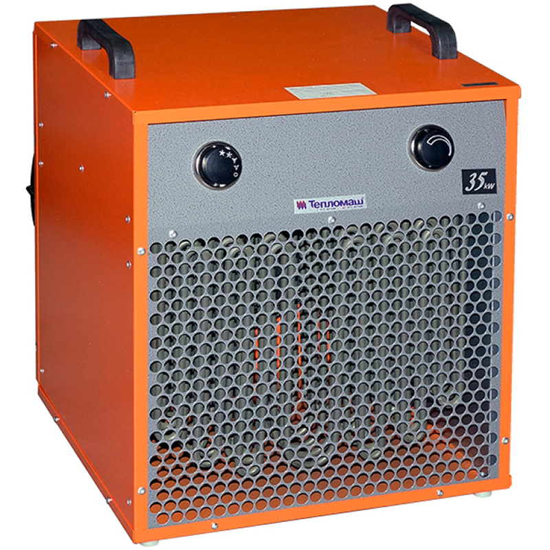 Изображение товара Тепловентилятор Тепломаш КЭВ-35Т20E мощностью 35000 Вт для обогрева и вентиляции помещения