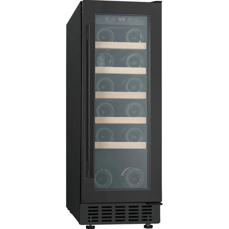 Изображение товара Винный шкаф Hyundai HBWC 0831 SU чёрный 56л с дисплеем и подсветкой