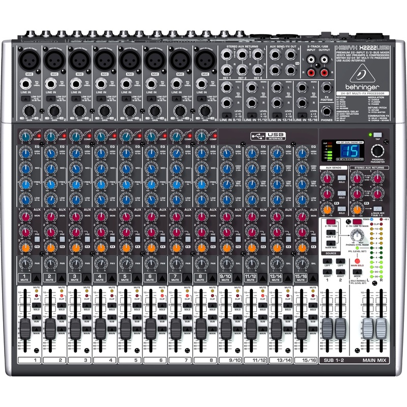 Изображение товара Микшерный пульт Behringer X2222USB