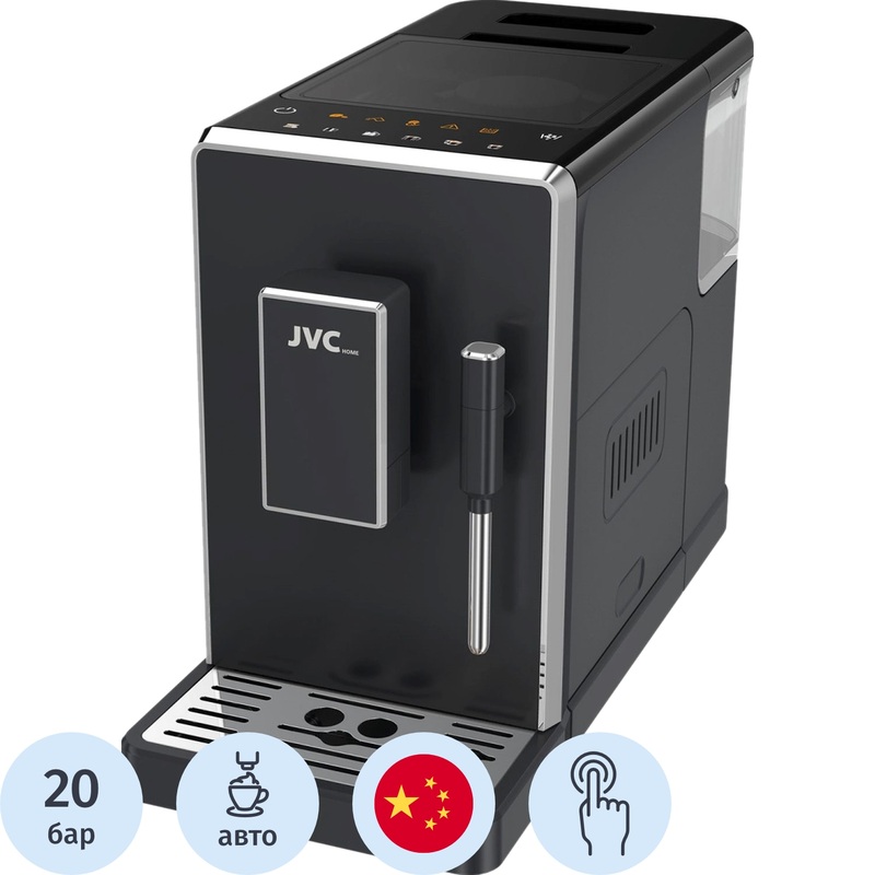 Изображение товара Кофемашина JVC с капучинатором JK-CM85 чёрная