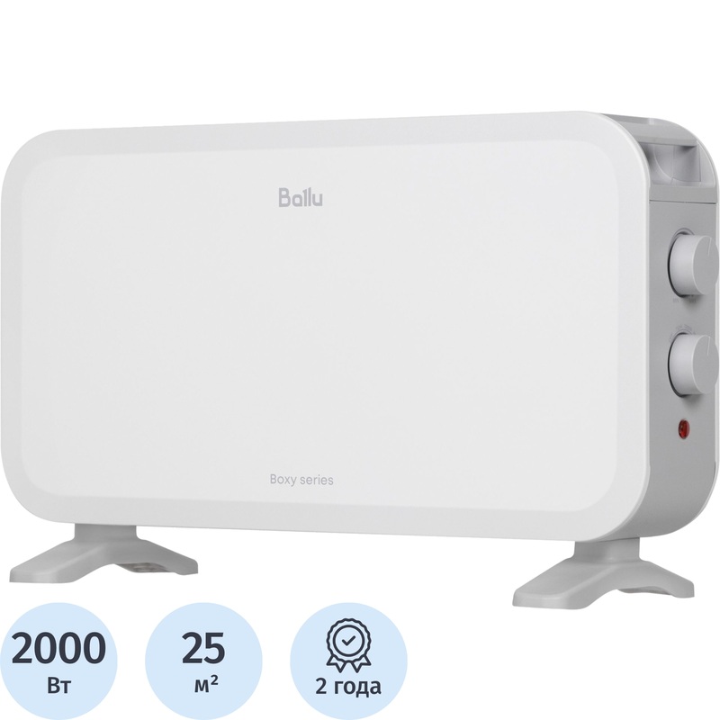 Изображение товара Конвектор Ballu Boxy BEC BMS-2000 белый напольный мощность 2000 Вт с терморегулятором