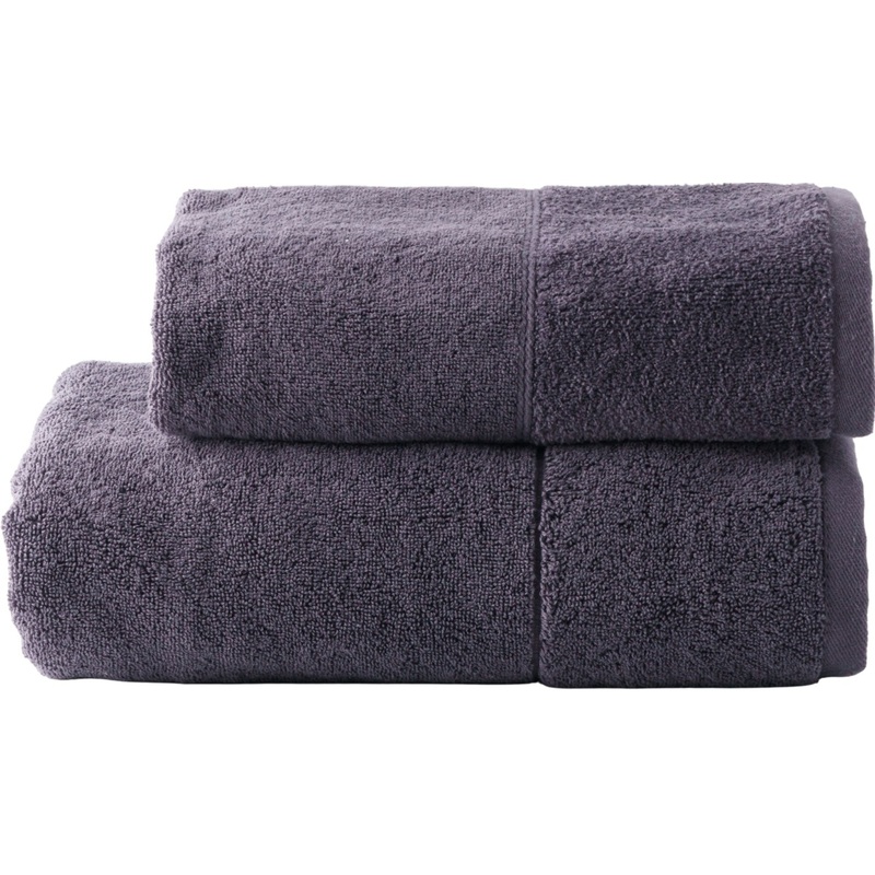 Изображение товара Махровый набор полотенец Home Collection 2 шт 50x80 70x130 см темно-серый