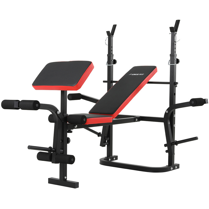 Изображение товара Скамья силовая со стойками Unix Fit Bench 120P для домашних тренировок