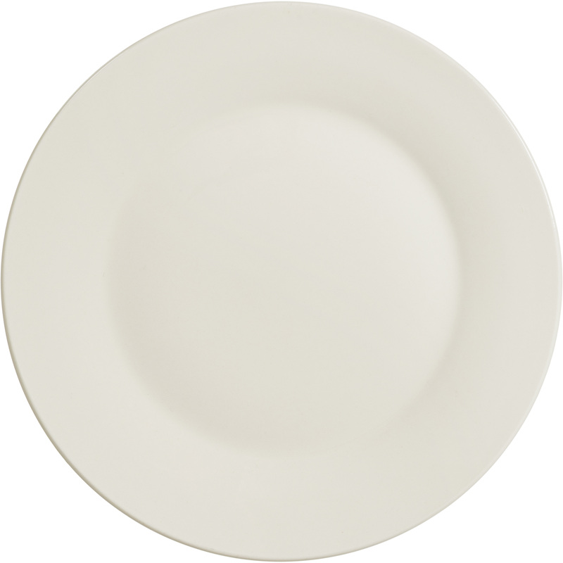 Изображение товара Обеденная тарелка Makalu фарфор 22.9 см белая 6 шт