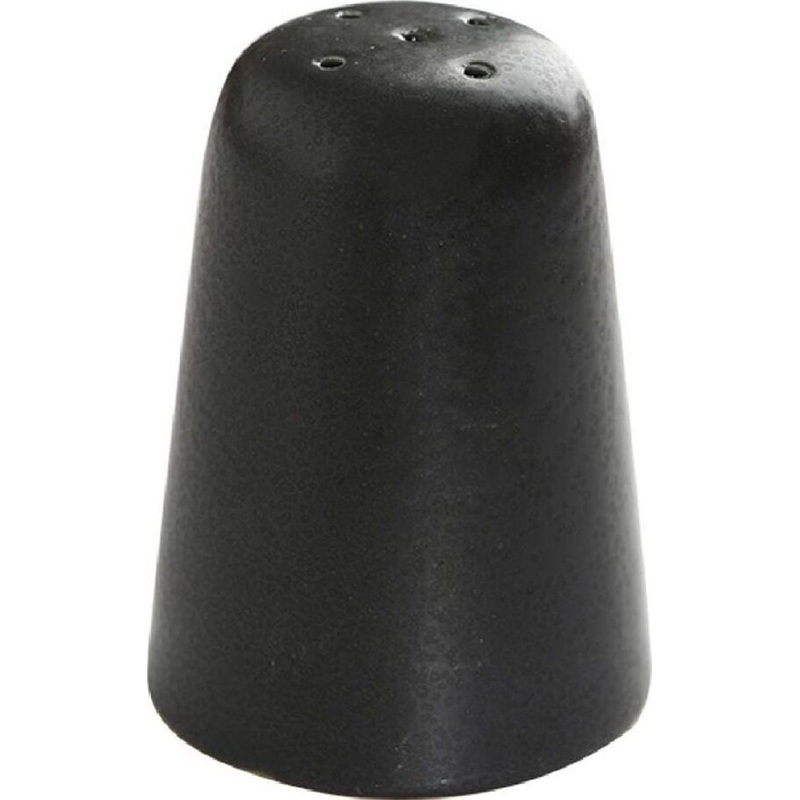 Изображение товара Набор фарфоровых солонок Porland Seasons 12 штук черные компактные для соли