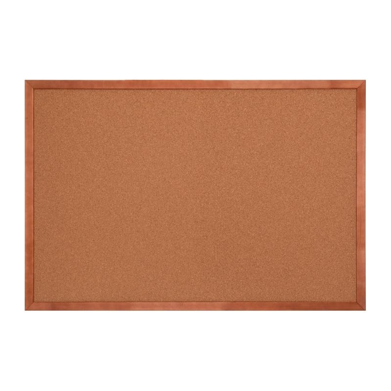 Изображение товара Доска пробковая 100x150 см Комус Premium настенная коричневая