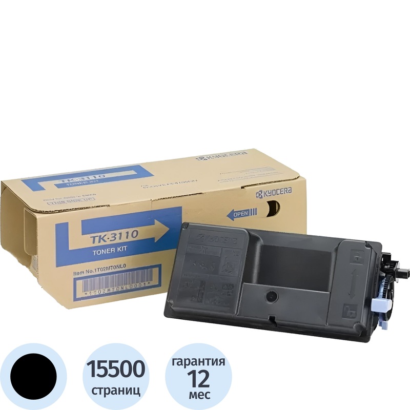 Изображение товара Картридж лазерный Kyocera TK-3110 1T02MT0NLV черный оригинальный для ECOSYS