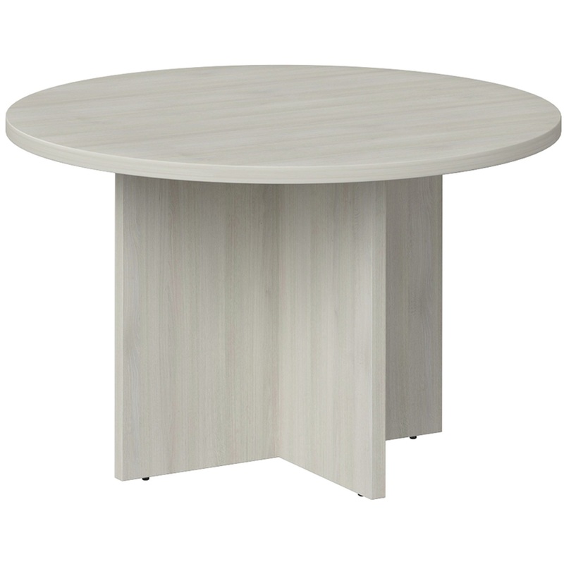 Изображение товара Стол для переговоров из ЛДСП 1200x1200x750 мм дуб шамони светлый