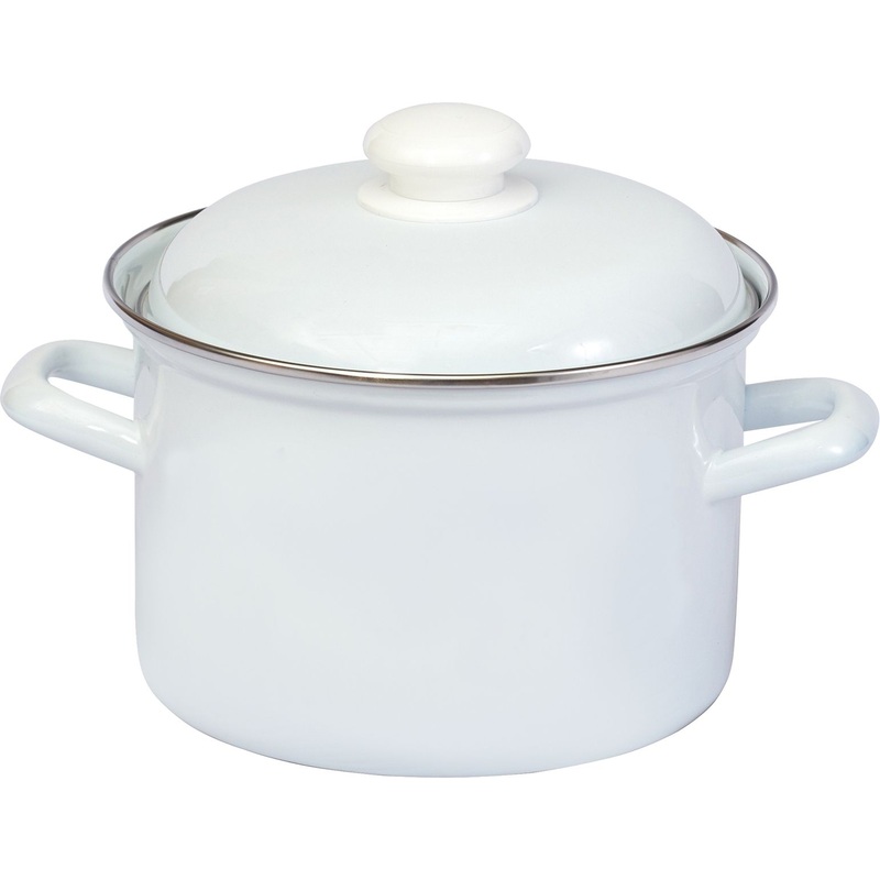 Изображение товара Кастрюля Лысьвенские эмали 3 л с крышкой белая