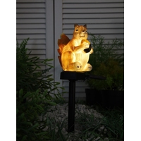 Светильник садовый на солнечной батарее Luazon Lighting Белочка с  орешком 41 см тёплый белый свет
