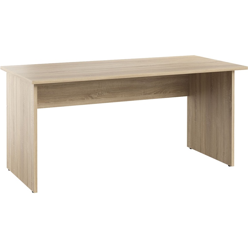 Изображение товара Офисный стол прямой Комус Мебель Easy One 908865 дуб сонома 1600х730х743 мм