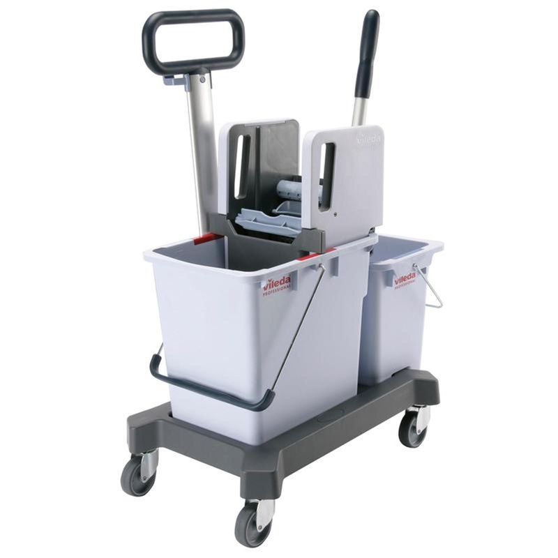 Изображение товара Тележка уборочная двухведерная Vileda КомбиСпид Про для профессиональной влажной уборки