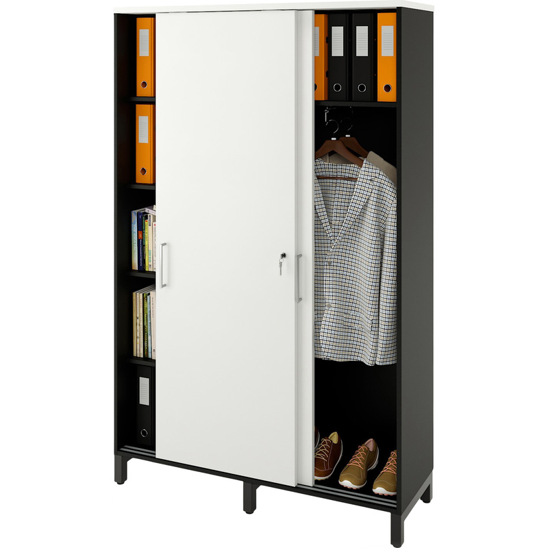 Изображение товара Шкаф комбинированный Zamm Формат 11768 белый премиум для офиса и раздевалок