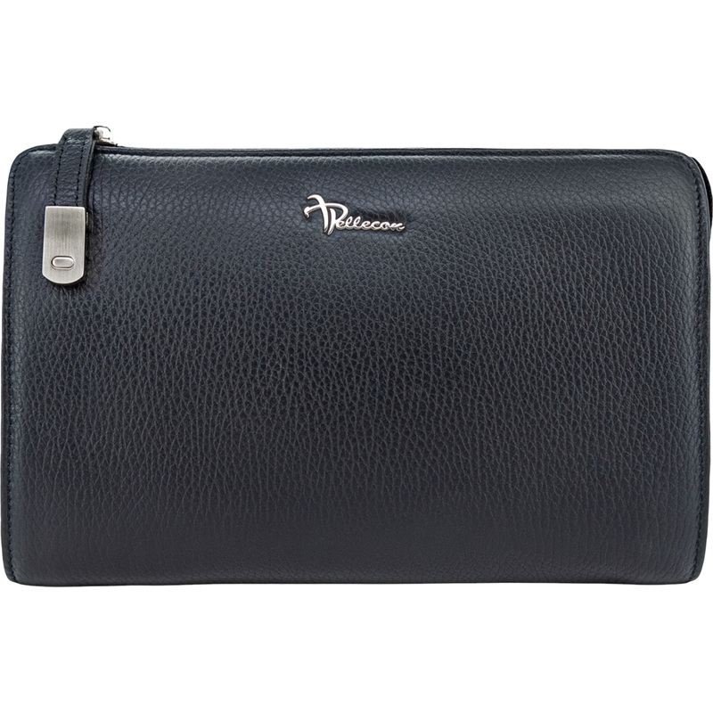 Изображение товара Портмоне мужское Pellecon из натуральной кожи чёрного цвета (102-33423-1)