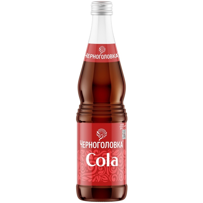 Изображение товара Напиток газированный Черноголовка Cola 0.5 л (стеклянная бутылка)