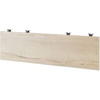 Царга к столу Kobor EN-160 black/natural с креплением (чёрный муар/дуб  натуральный, 1440х20х400 мм)
