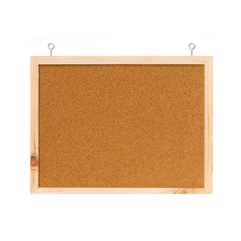 Изображение товара Доска пробковая 30х40 см Attache элементари деревянная рама экологичная настенная пробковая поверхн