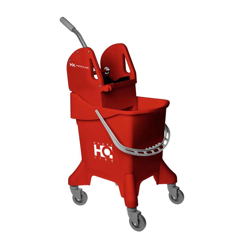 Изображение товара Тележка уборочная HQ Profiline 1-ведерная 31 л красная