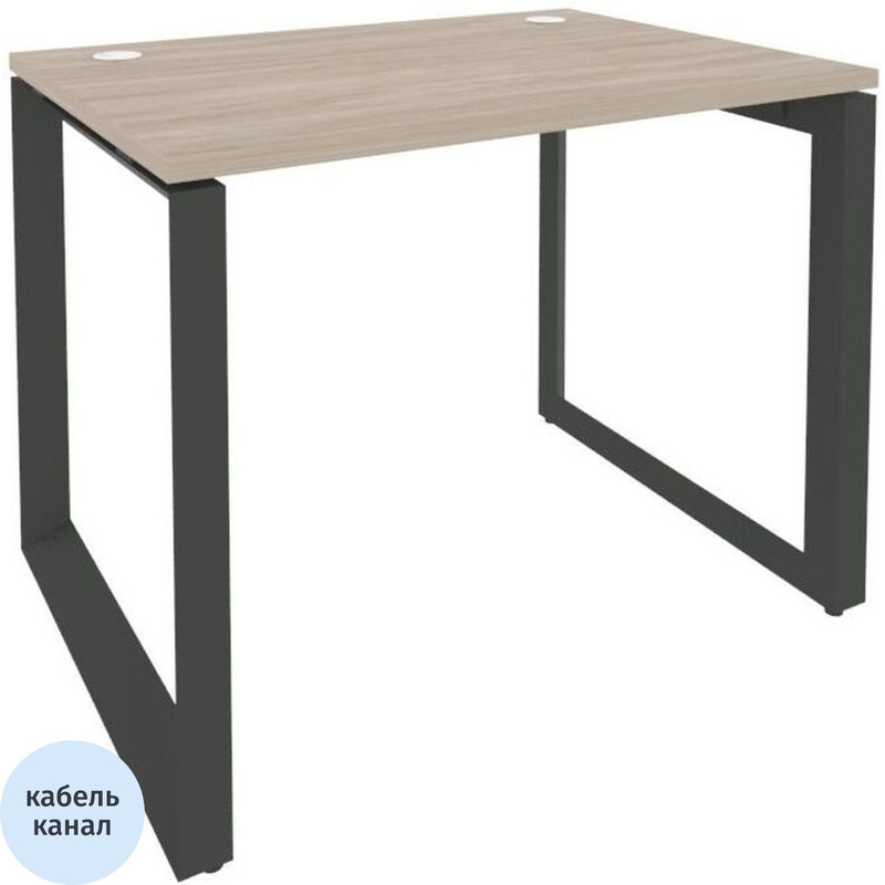 Изображение товара Стол прямой ONIX-О O.MO-SP-1.7 из ЛДСП с кабель-каналом, Россия