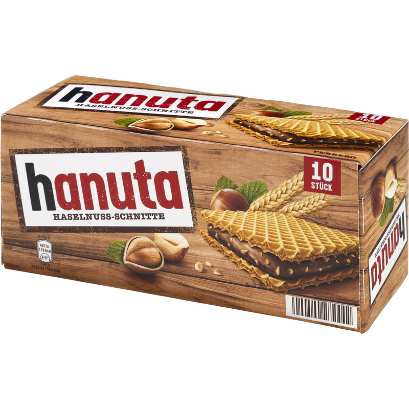 Изображение товара Вафли Hanuta с шоколадно-ореховой начинкой 220 г