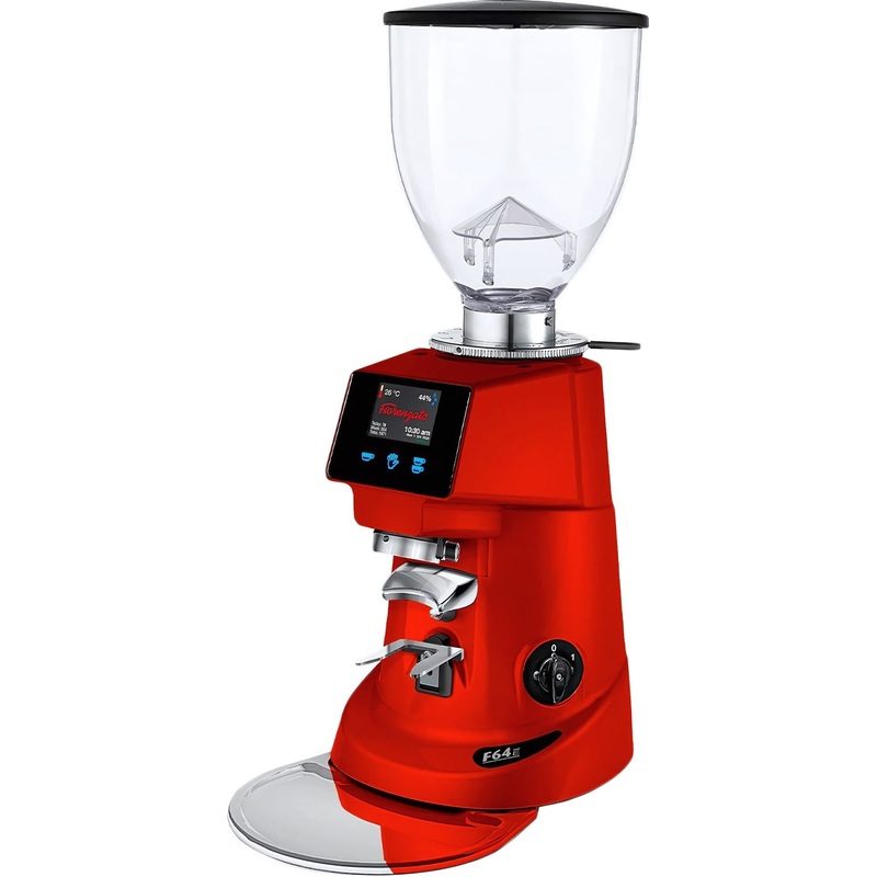 Изображение товара Кофемолка Fiorenzato F 64 E красная профессиональная с сенсорным дисплеем