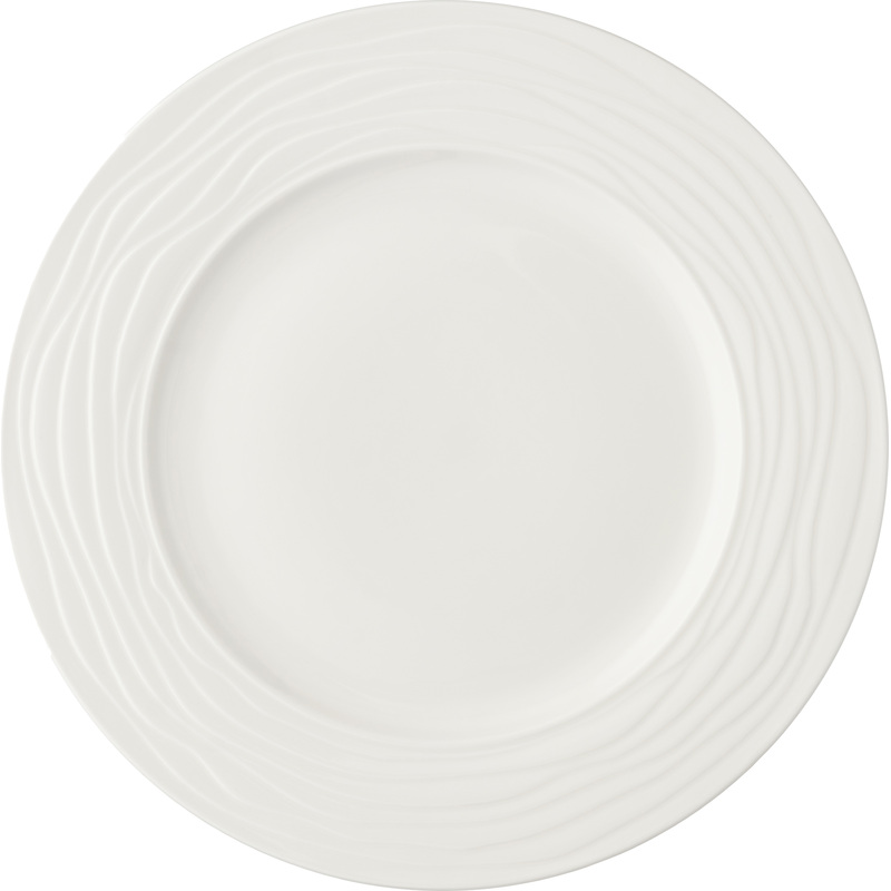 Изображение товара Обеденная тарелка Nadoba Aurora 27 см фарфор белая уровня прочности