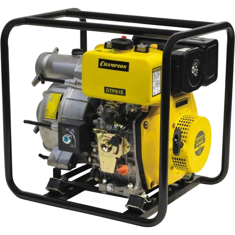 Изображение товара Мотопомпа дизельная Champion DTP81E для грязной воды
