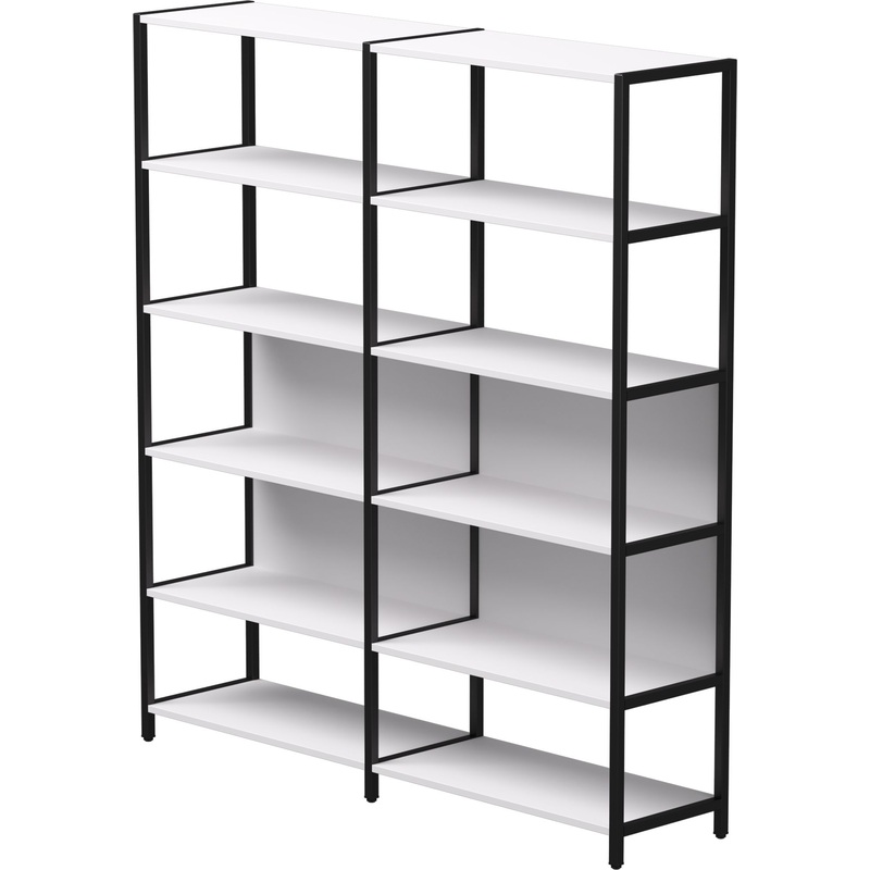 Изображение товара Стеллаж для документов EVO 254ST6W39005 белый чёрный удобный практичный