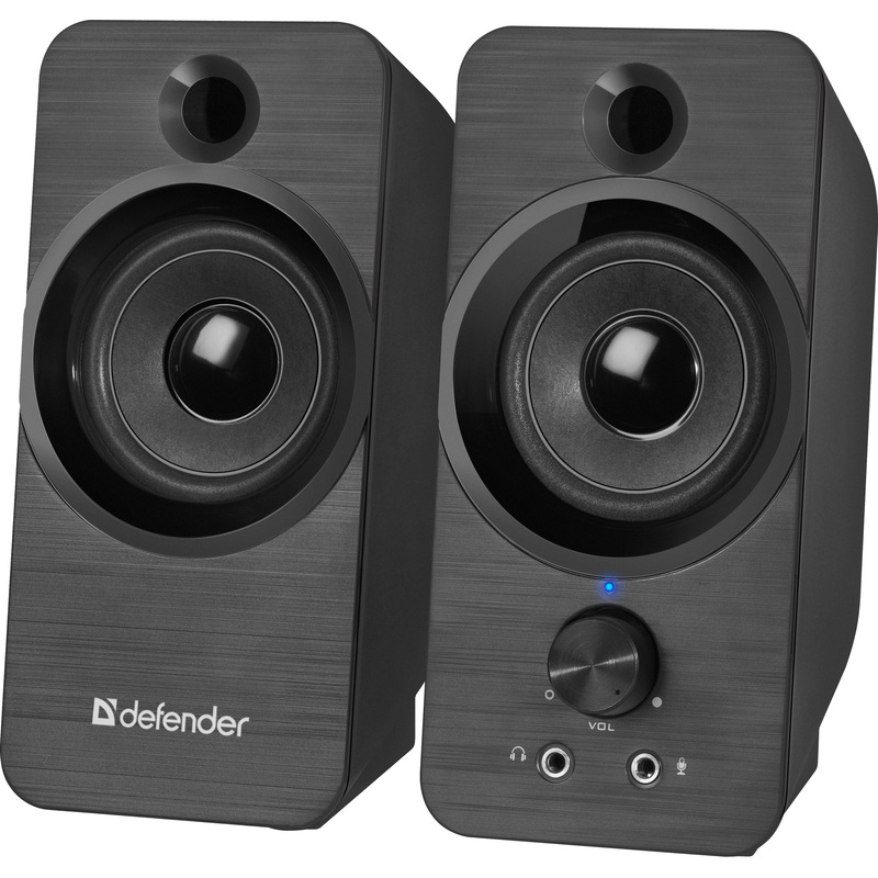 Изображение товара Колонки 2.0 Defender SPK-190 (65190) чёрные 8Вт USB