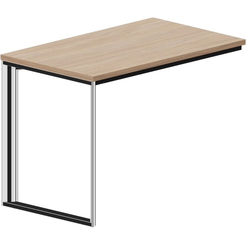 Изображение товара Приставка Carre CART100OW на опоре (дуб светлый/хром, 1000х600х720