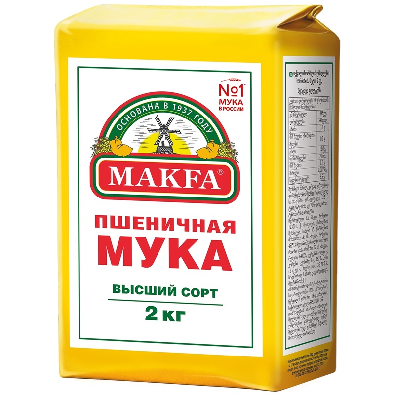 Изображение товара Мука Макфа пшеничная 2 кг