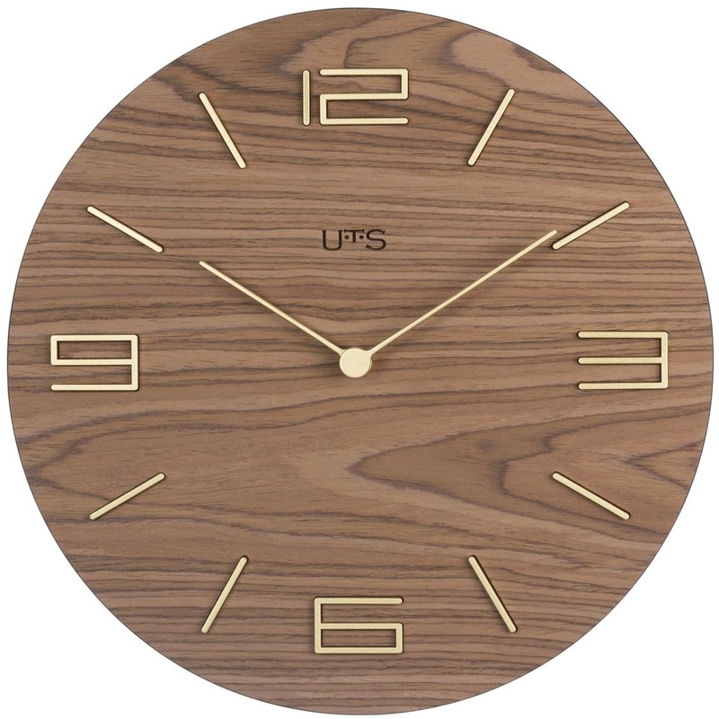 Изображение товара Настенные часы Tomas Stern 7310, кварцевые, 34х34 см, коричневый корпус