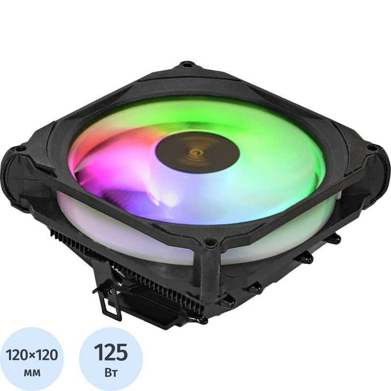 Изображение товара Кулер для процессора ExeGate Dark Magic EE400XL-PWM.RGB (EX286158RUS)