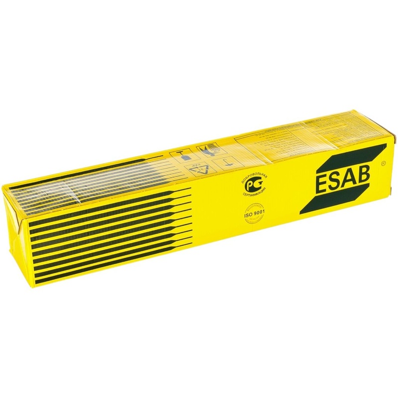 Изображение товара Электроды ESAB УОНИИ 13/55 3 мм 4.5 кг для сварки конструкционных сталей