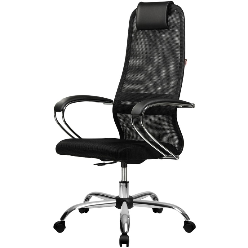 Изображение товара Кресло для руководителя Easy Chair 675 TTW чёрное с сеткой и тканью