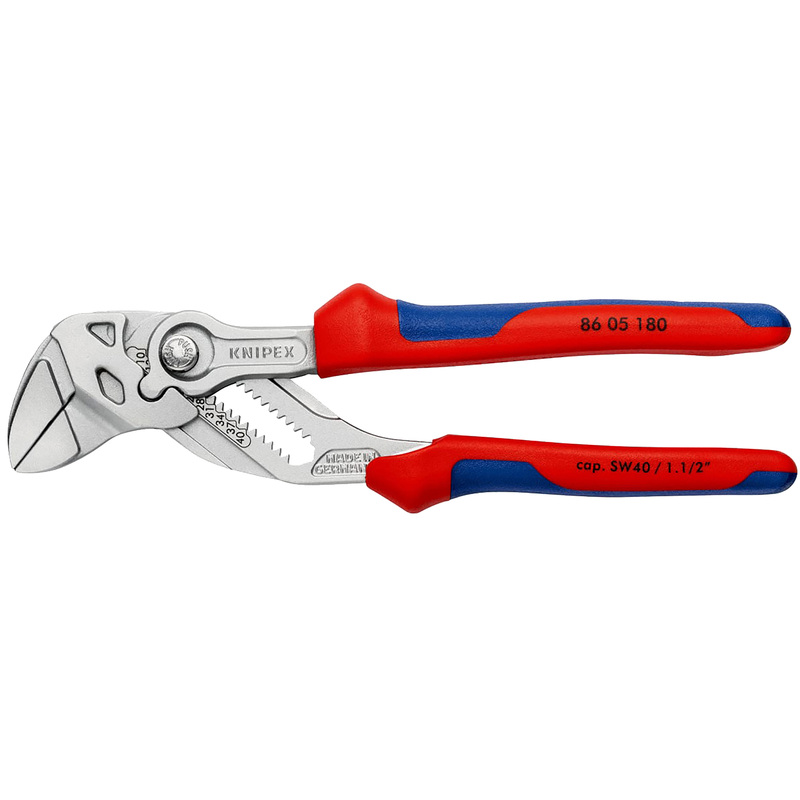 Изображение товара Переставные клещи Knipex 180 мм KN-8605180SB профессиональный инструмент