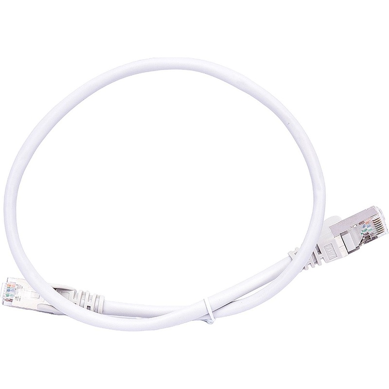 Изображение товара Патч-корд витая пара cat 5e 0.5 м TWT TWT-45-45-0.5/S-GY для быстрого и стабильного интернет соедин