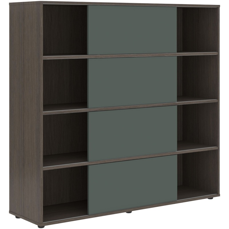 Изображение товара Шкаф для документов нефрит/дуб сильвер 1600х450х1517 мм