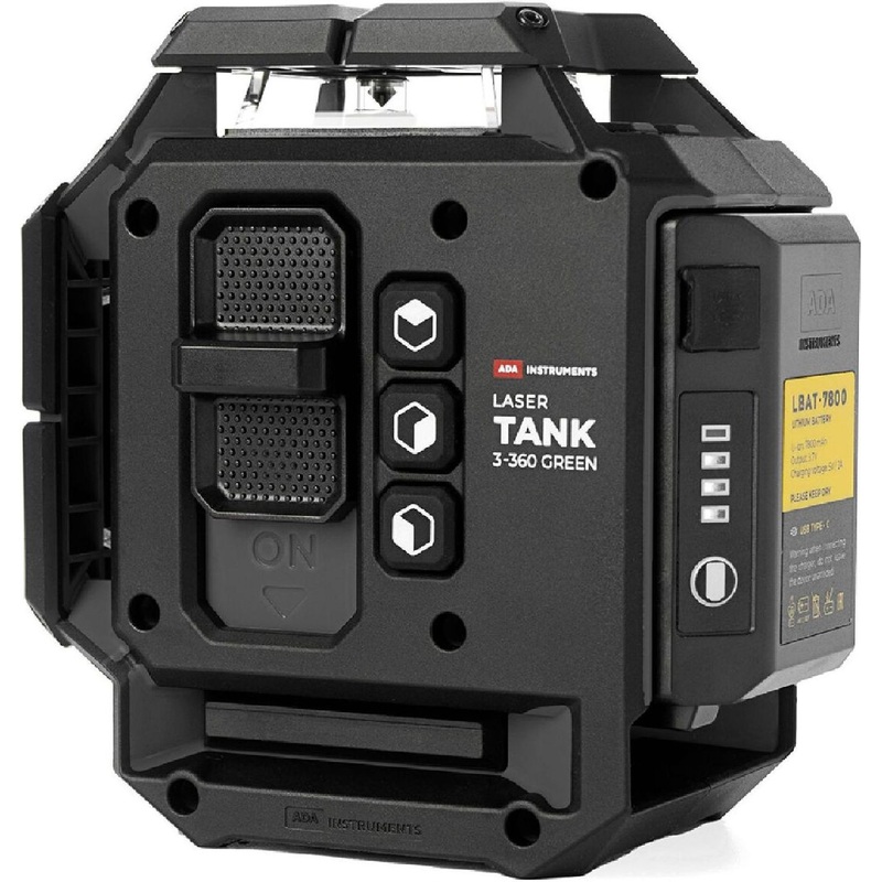 Изображение товара Лазерный уровень ADA LaserTANK 3-360 Green Basic Edition самовыравнивающийся профессиональный