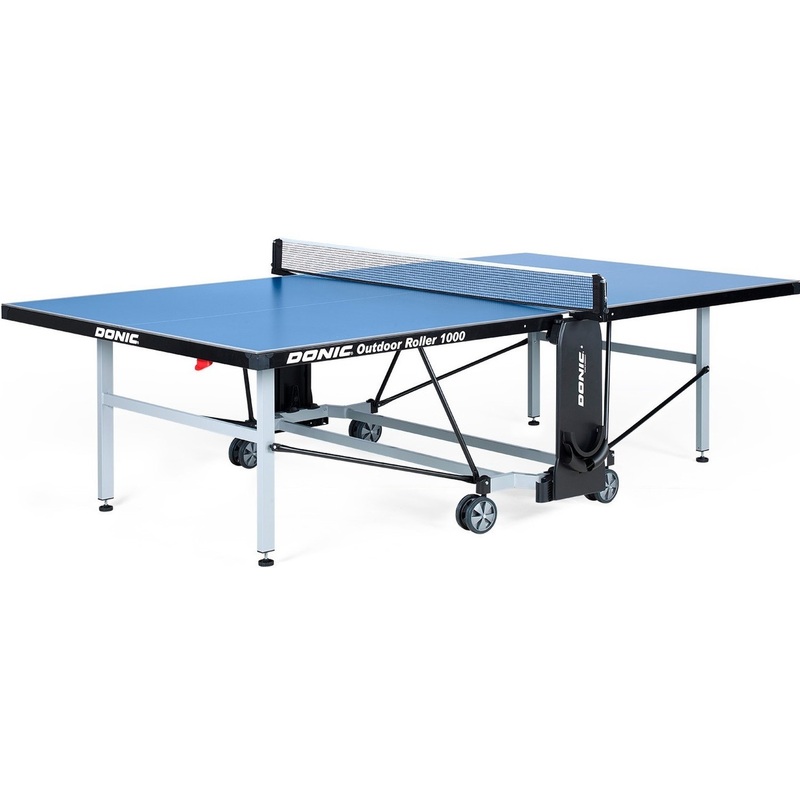 Изображение товара Стол теннисный для помещений Donic Outdoor Roller 1000 Blue немецкий quality